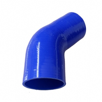 SILICONE HOSE 45 DEGREE ELBOW REDUCER RED